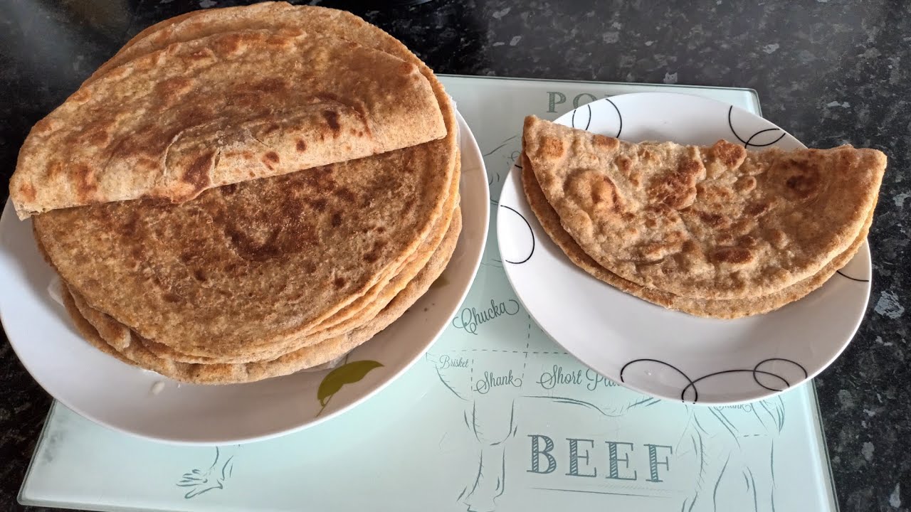 Easy to make wholemeal chapatis//flat bread. Fibre for digestion. Aid weight control. 