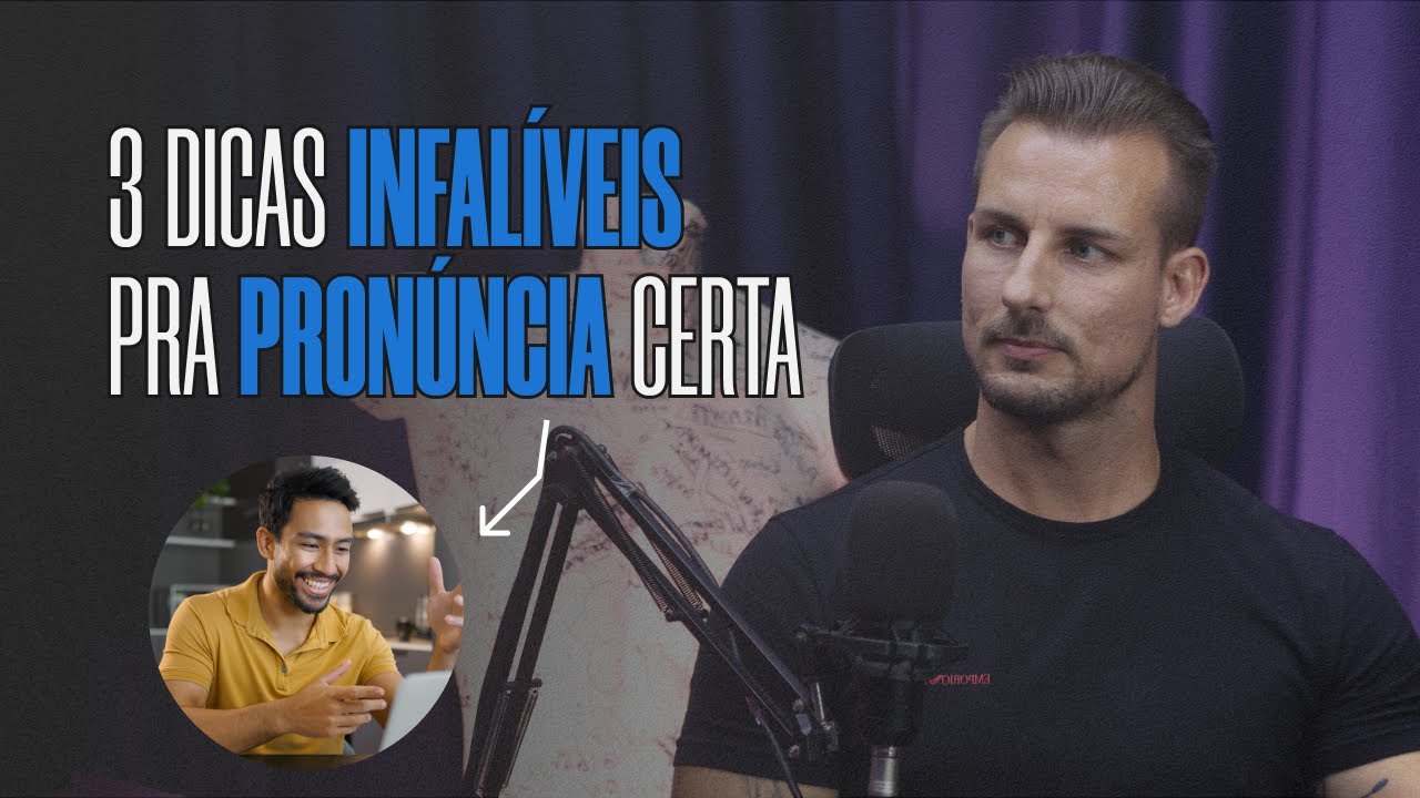 Como melhorar a pronúncia no Inglês sem sair de casa em 3 passos! - Teacher Everton