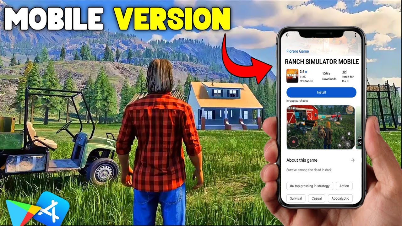 TOP 2 RANCH SIMULATOR GAME FOR MOBILE l HIGH GRAPHICS RANCH SIMULATOR MOBILE