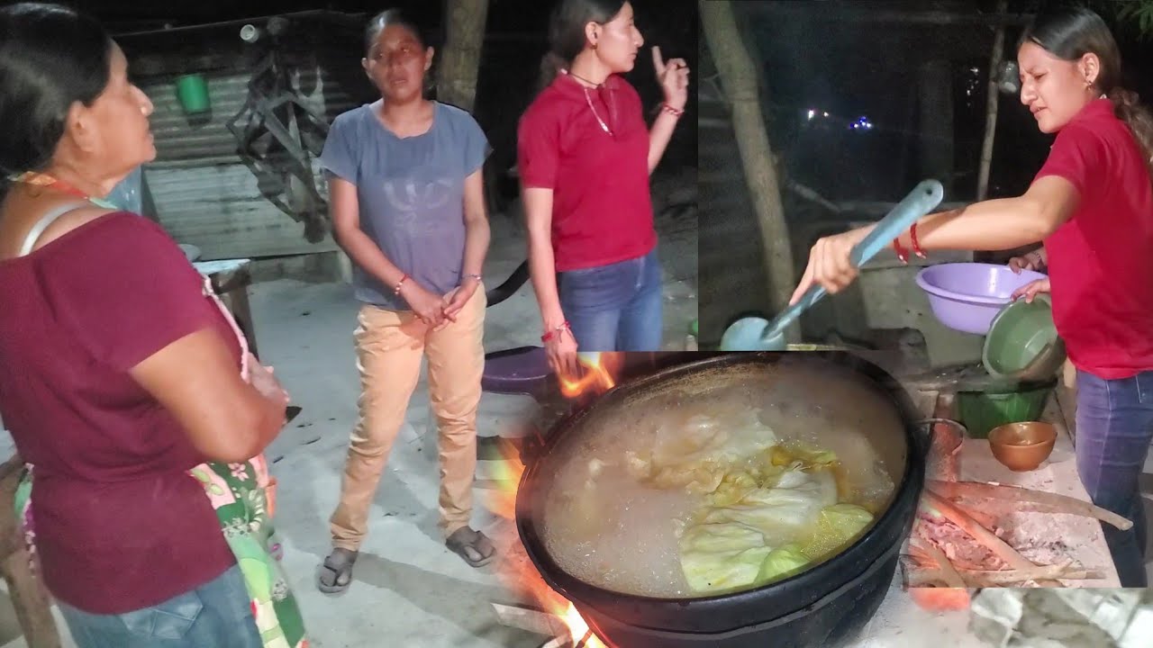 Dios mio en pleno video escuchamos esto todo quedaron asustadas verali nos cosina esta comida😋😱