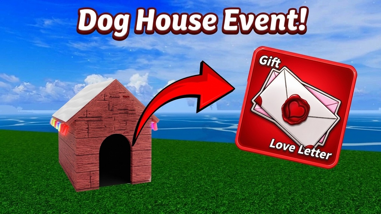 Как принять участие в событии DOG HOUSE в Blox Fruits! Roblox