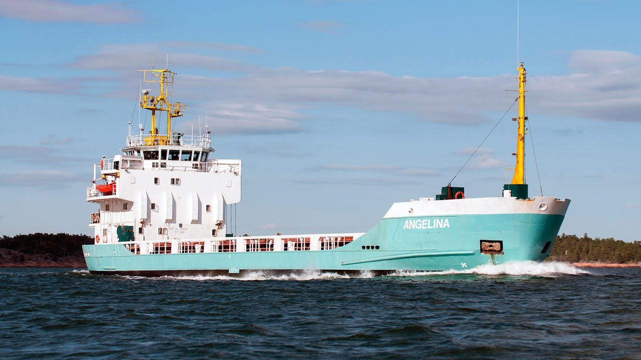 Shipsforsale Sweden for sale J.J. Sietas built cargo ship, ANGELINA.