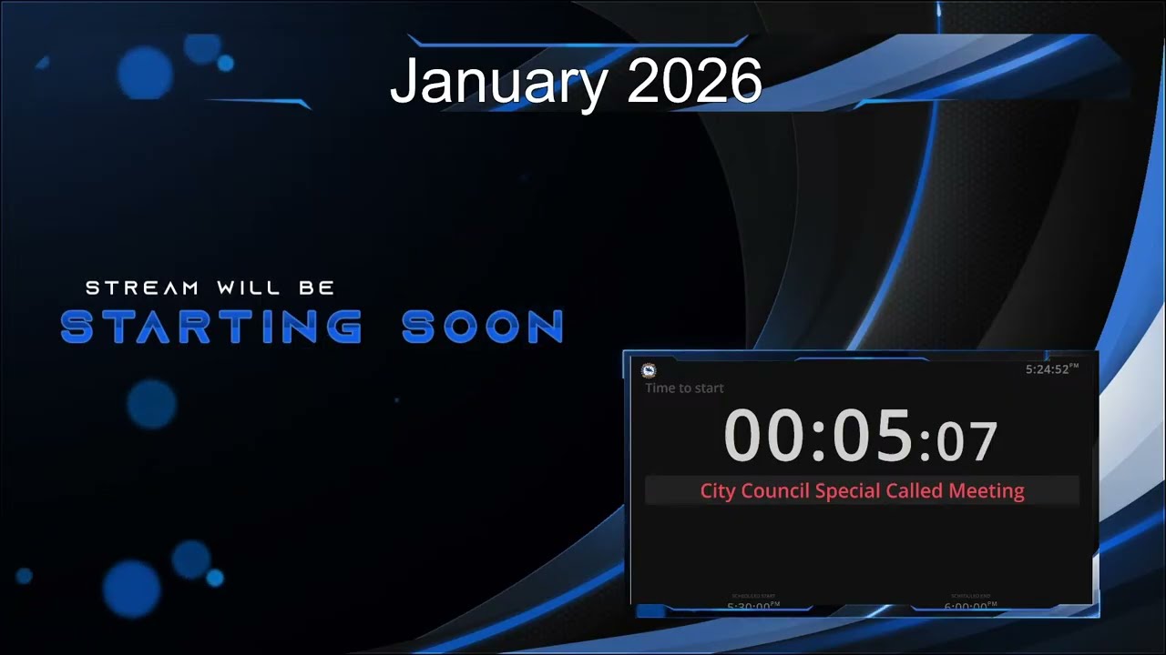 City Council Special Called Meeting - February 2026