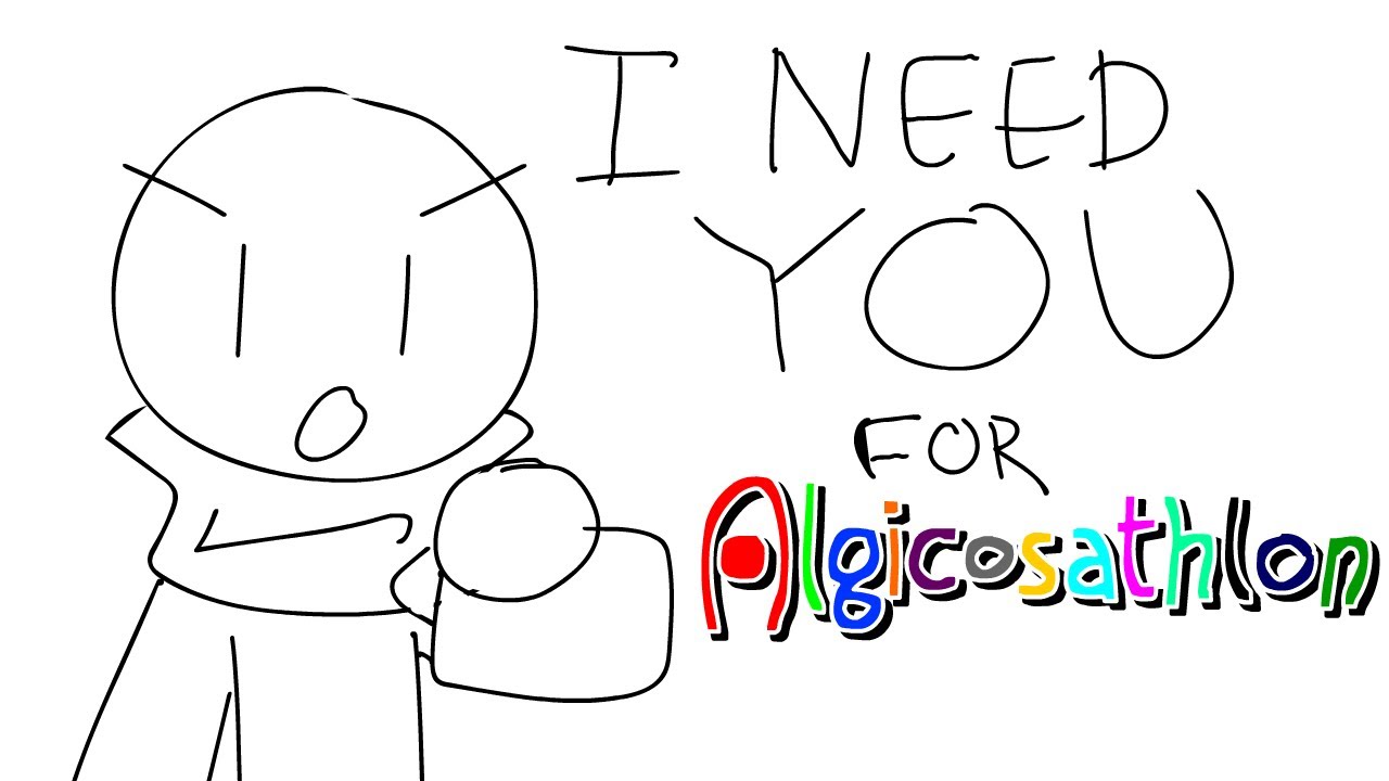 I NEED YOU FOR ALGICOSATHLON #algicosathlon #animation