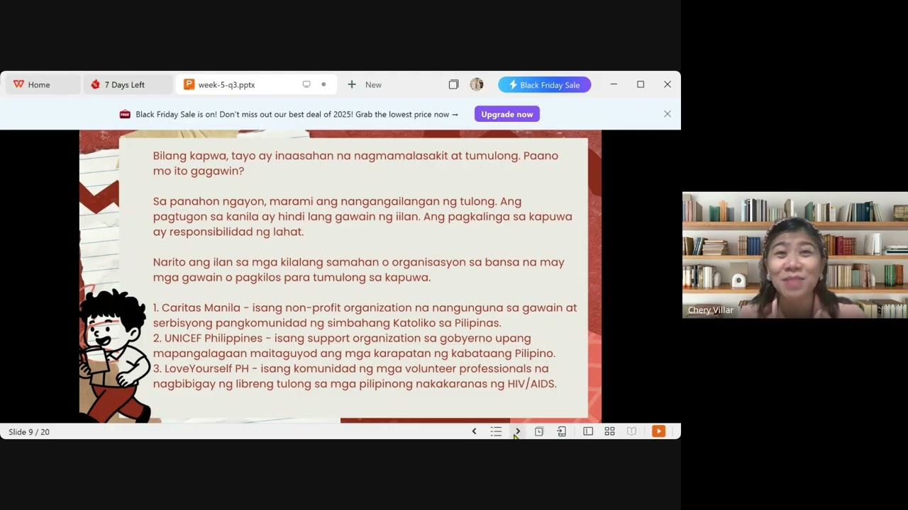 Q3W5 Pagkalinga sa Kapuwa Bilang Indikasyon ng Pananampalataya   2025 12 06 15 01 PST   Recording