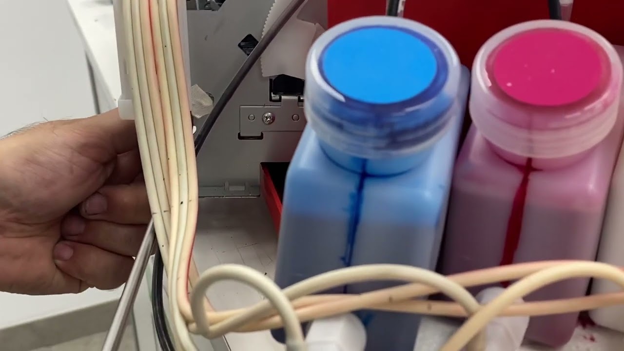 Cómo cambiar una estación en una Epson L1800 o una Oasis DTF-30
