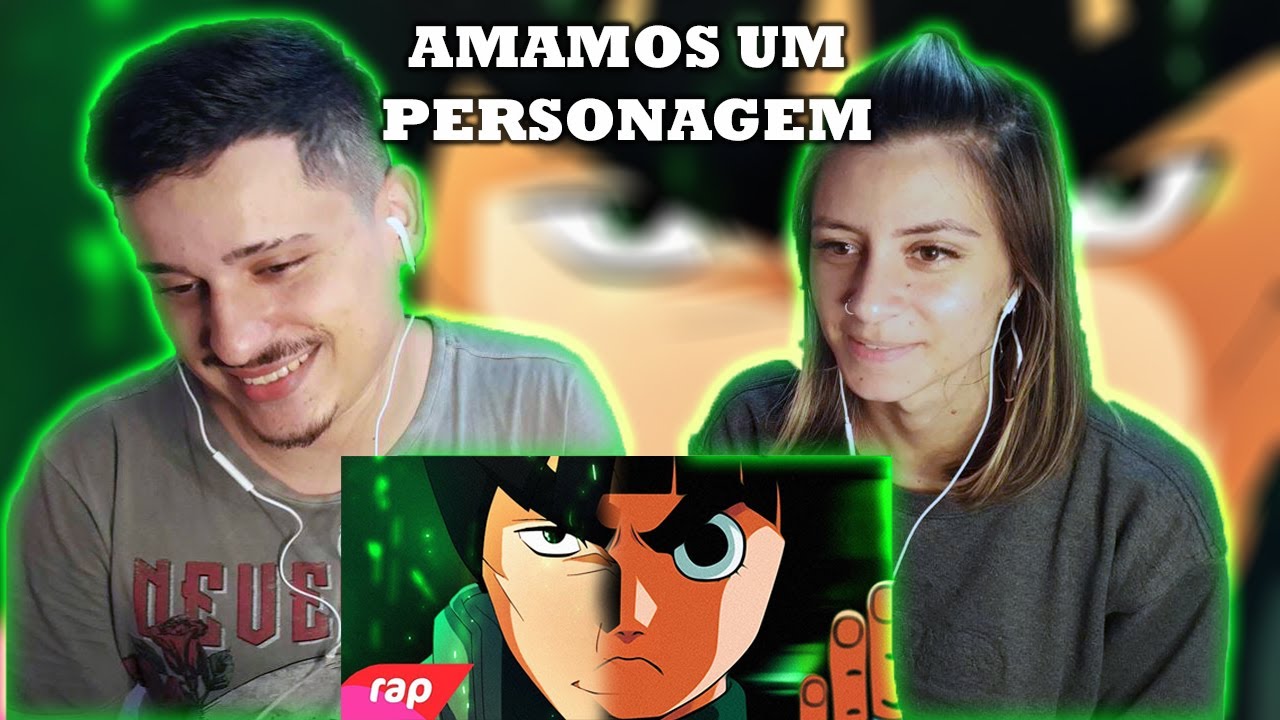 REACT EM CASAL | 7 MINUTOZ - ROCK LEE E MAITO GAI (NARUTO) |  NERD HITS