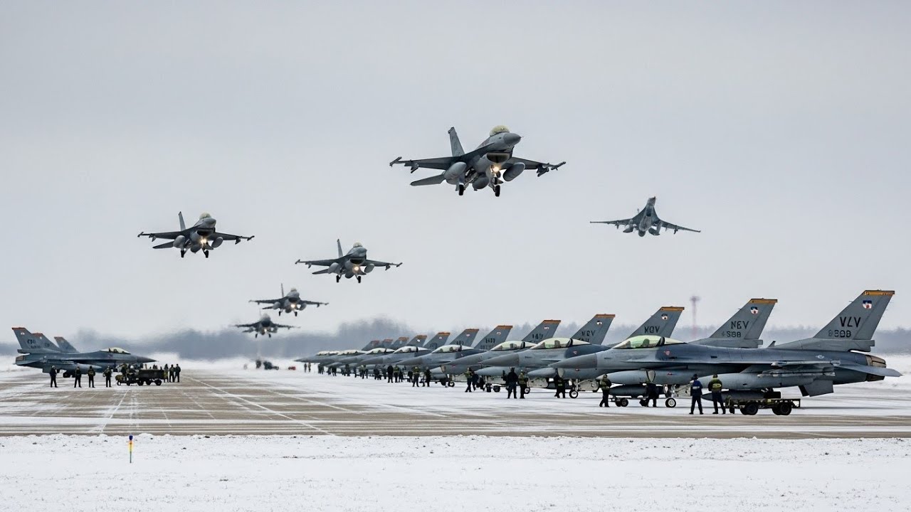 U.S. Air Force F-16 & F-18 Jets Arrive in Alaska for Arctic Defense Missions 🇺🇸