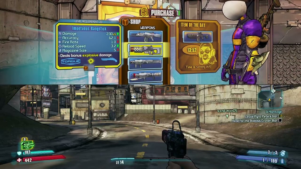 BORDERLANDS 2 LETS LVL UP MY PARTNER (Part 9/11)