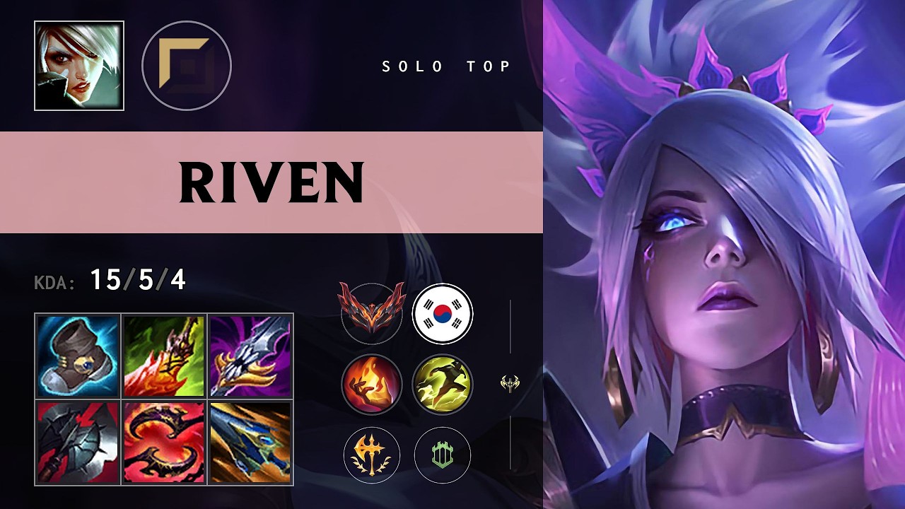 Riven Top vs Renekton - KR Grandmaster Patch 26.12