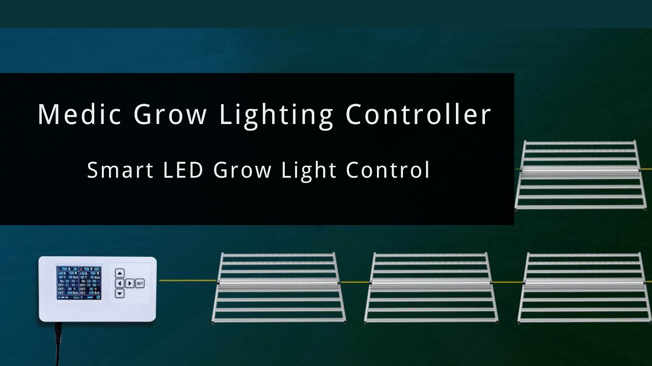 Medic Grow Lighting Controller | Smart LED Grow Light Control