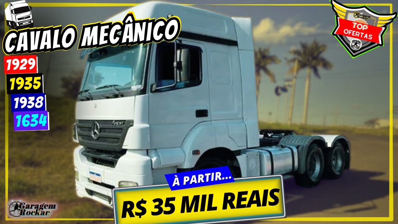CAVALO MECANICO MERCEDES BENZ 1929 1935 1938 e 1634 A VENDA [À PARTIR DE 35 MIL] ROCKAR #CAMINHÃO