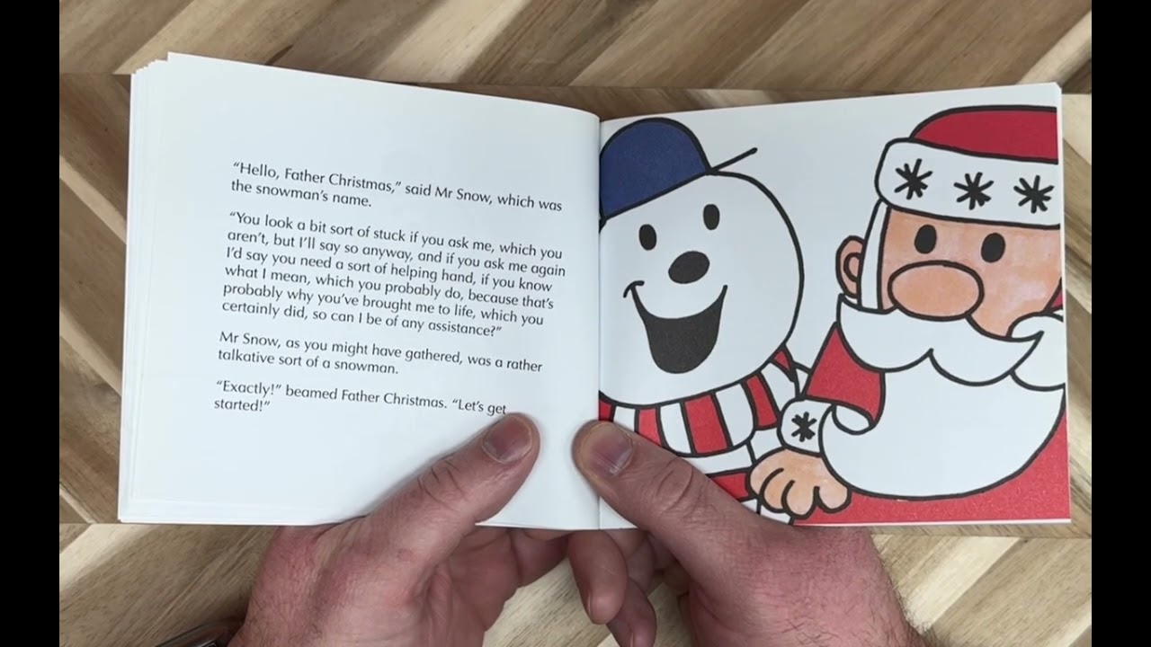 Mr Snow from the Mr Men series of books