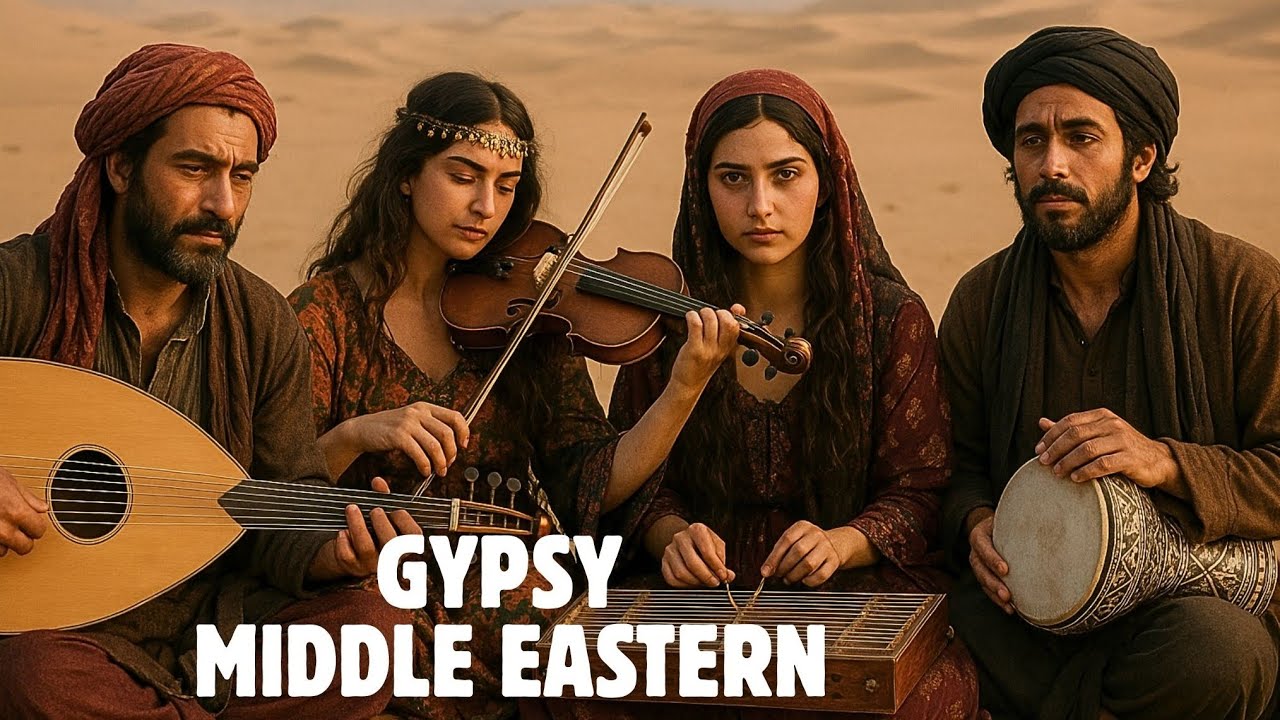 Gypsy Middle Eastern Nomad Ensemble in the Persian Sands