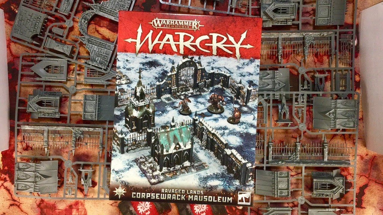 WARCRY Corpsewrack Mausoleum Terrain Set