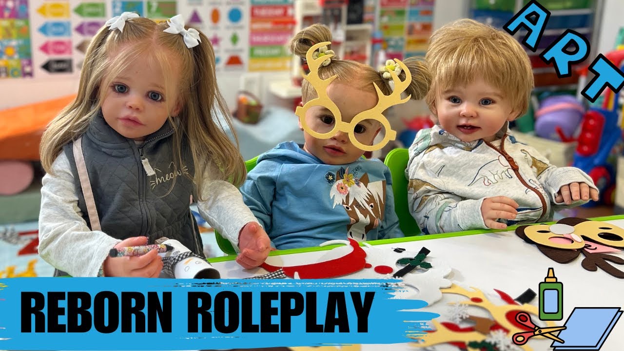 Reborn Doll Daycare Roleplay 🖍️ With Snack Time 🧃| The Dolls Aren&rsquo;t Real #reborn #dolls #roleplay