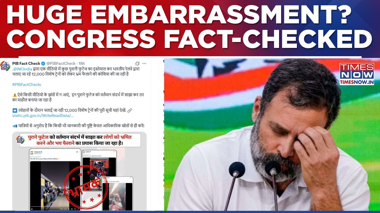 Congress' 'Fakery' Fact-Checked, Ministry Calls Out 'Chhath Fakery', Huge Embarassment For Cong?