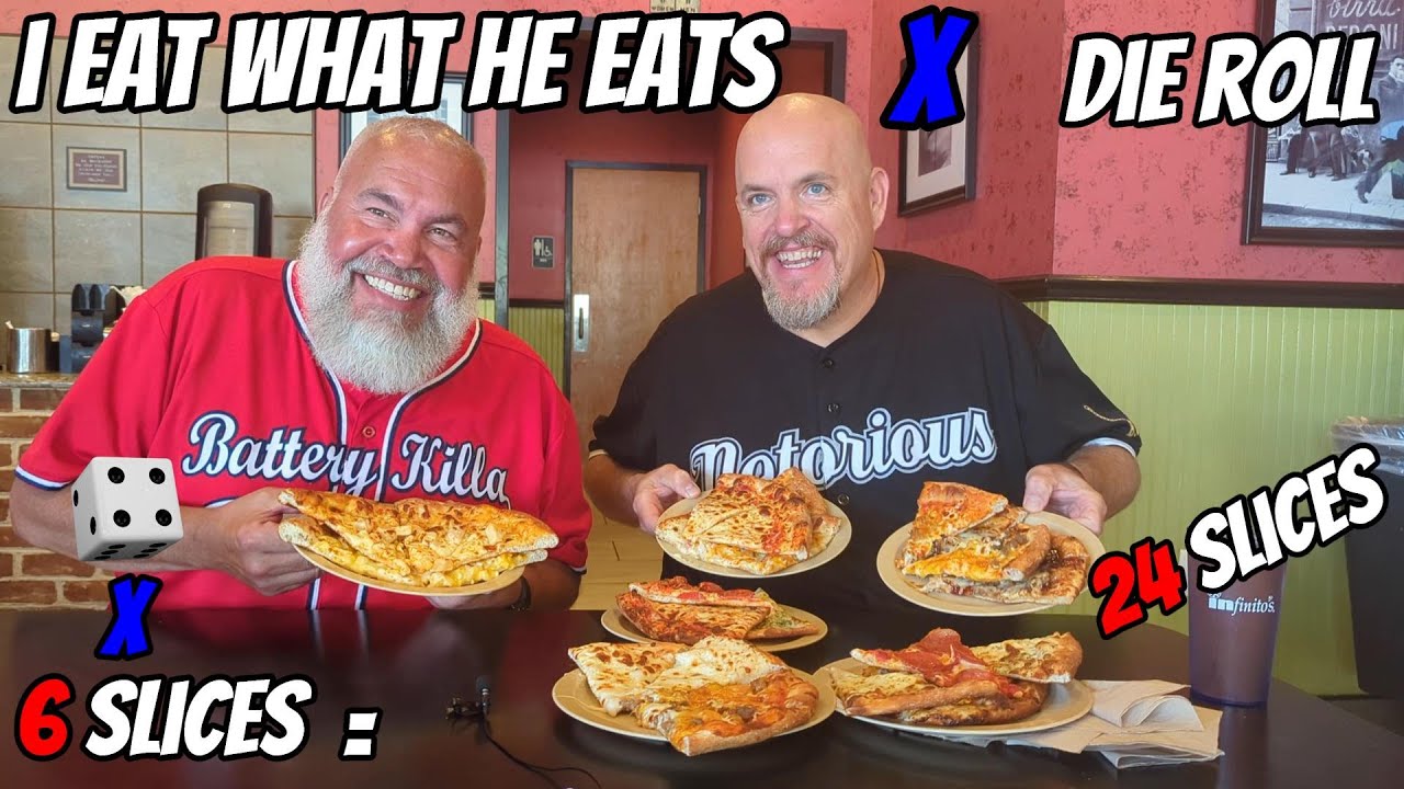 PIZZA BUFFET - I HAVE TO EAT WHAT JAMES EATS x WHAT THE DICE ROLLS
