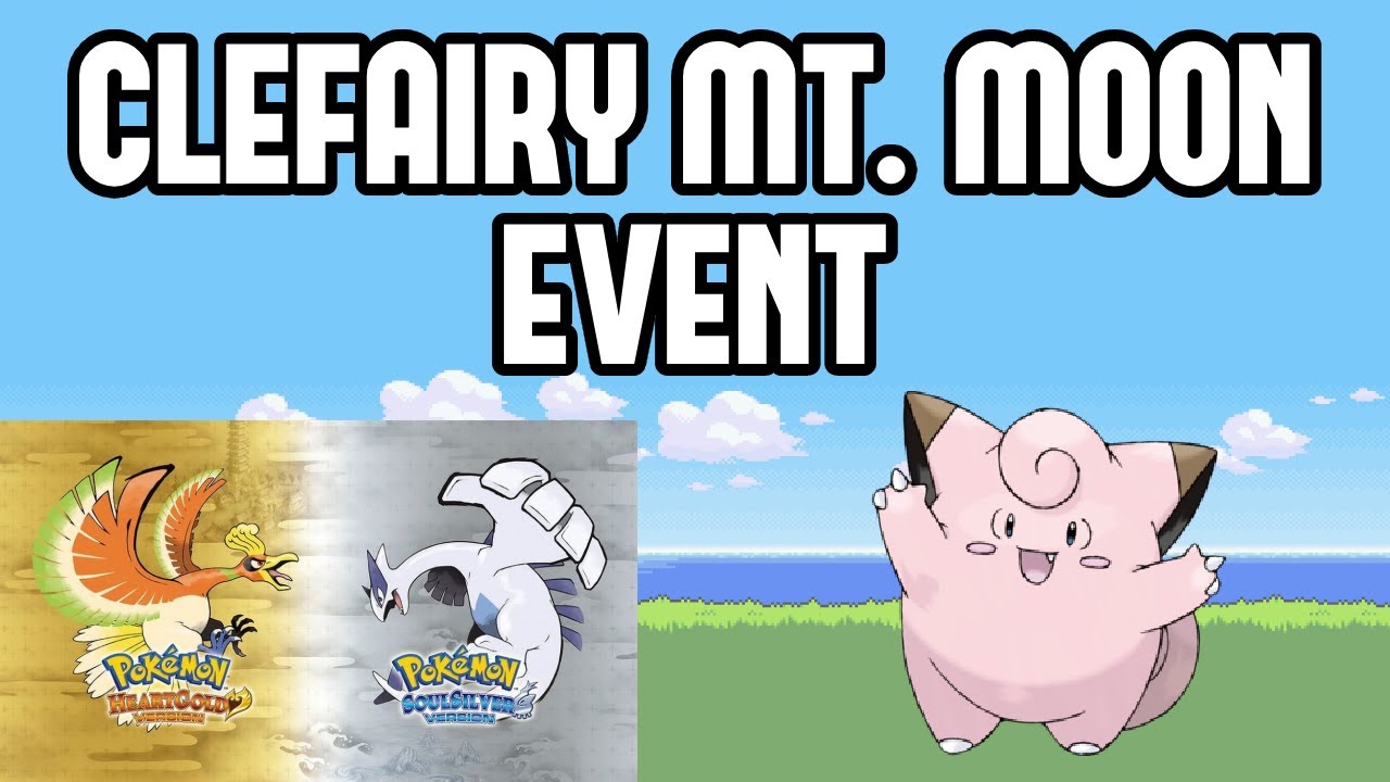 Mt. Moon Clefairy Event in Pokemon Heartgold/Soulsilver