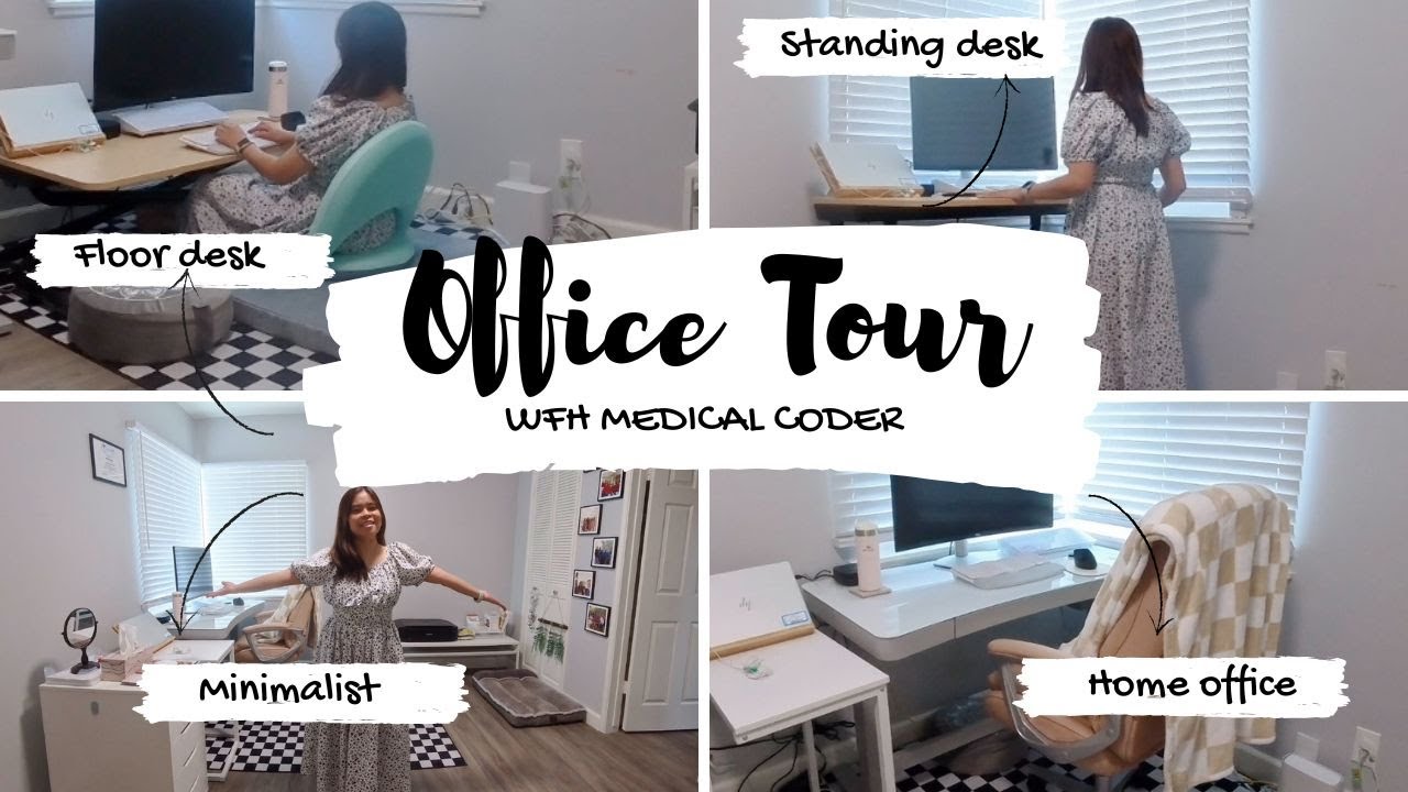 Minimalist Medical Coder Office Tour + Lillipad Desk Unboxing! (Not Sponsored)