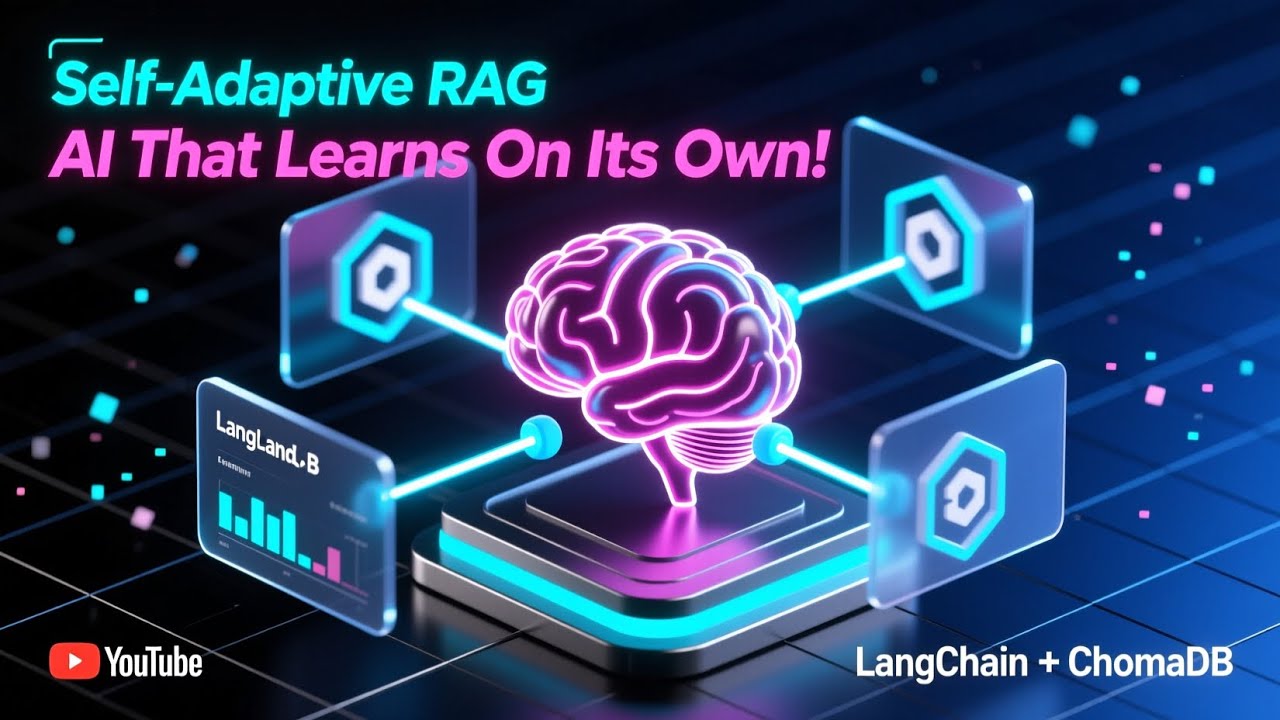 Самоадаптивный RAG: ИИ, который учится самостоятельно! 🤯 (LangChain + ChromaDB Tutorial)