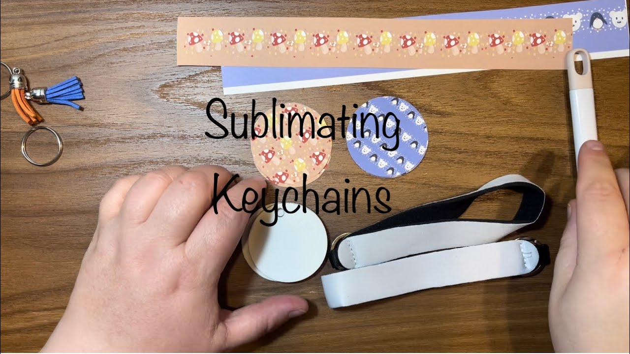 Making sublimation keychains