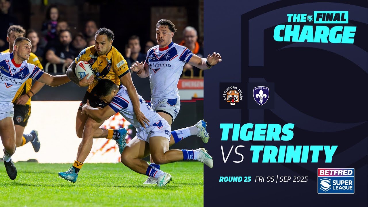 Highlights | Castleford Tigers v Wakefield Trinity | 2025 Betfred Super League, Round 25