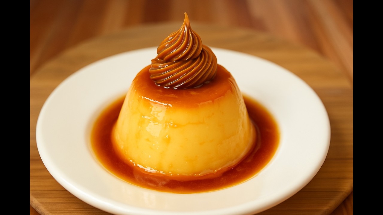 FLAN Cremoso SIN HORNO ni Gelatina