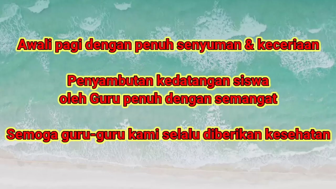 MTsN 4 INDRAMAYU, SAMBUT PAGI DENGAN SEMANGAT & SENYUMAN