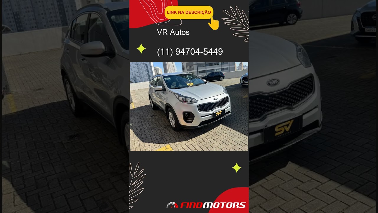 SPORTAGE 2017 à venda em São Paulo/SP - findmotors.com.br