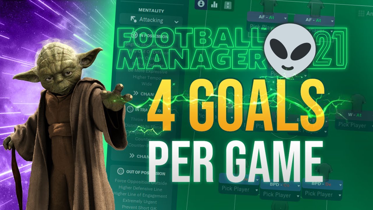 FM21 BEST TACTIC for GOALS | FM21 Tactics