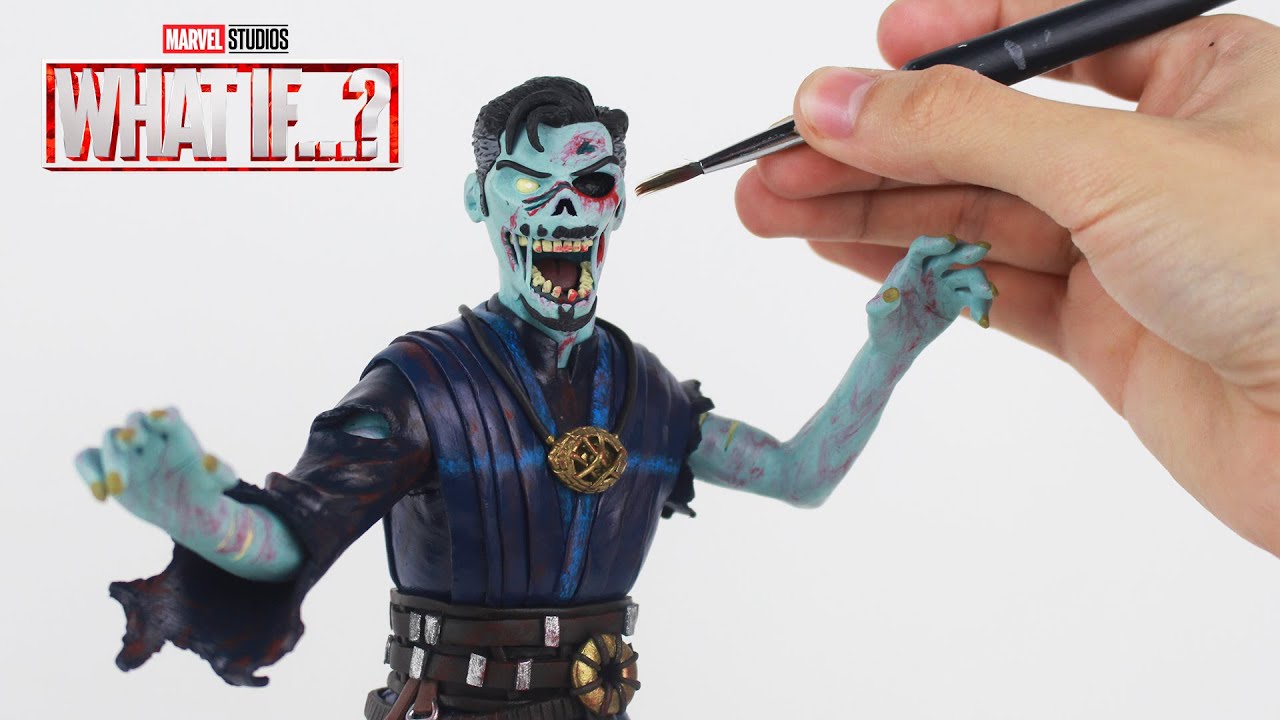 Como hacer a DOCTOR STRANGE ZOMBIE de Plastilina | MARVEL What If...? |