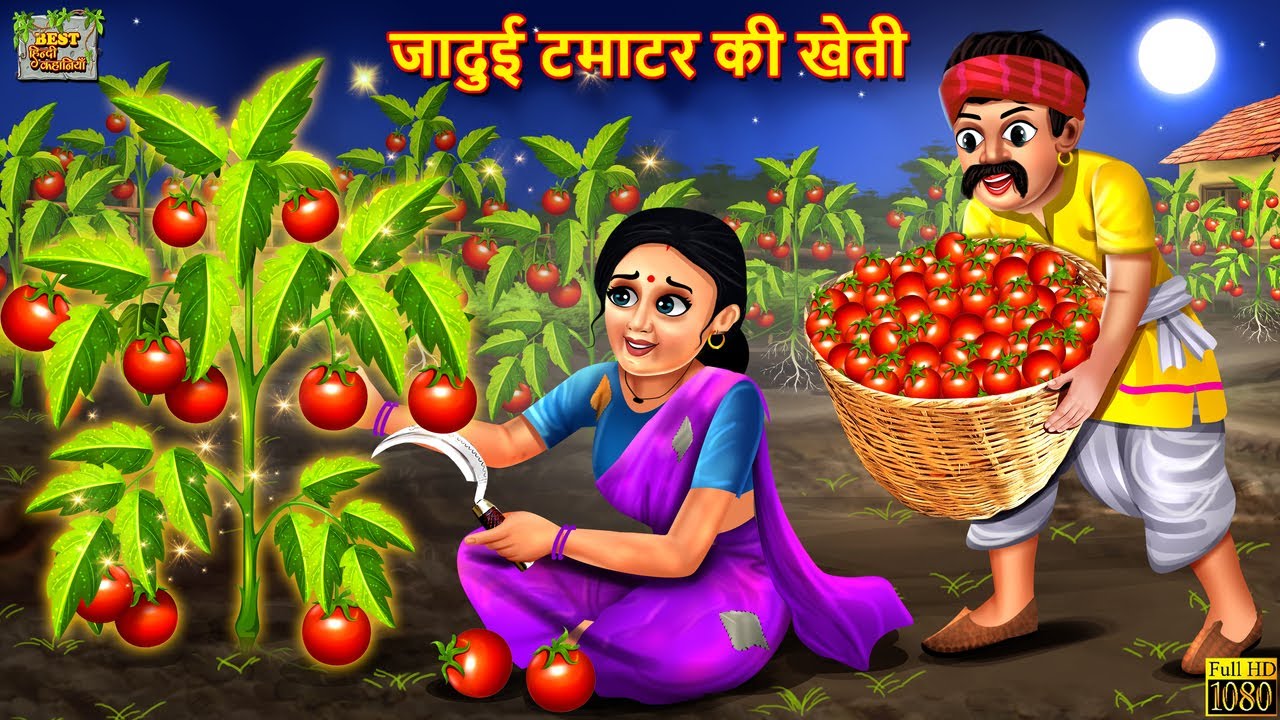 जादुई टमाटर की खेती | Jadui Tamatar | Hindi Kahani | Moral Stories | Bedtime Stories | Kahaniya