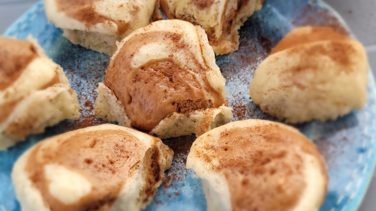 Kakaowe bułeczki gotowane na parze (Mantou). Thermomix Tm6 GOTUJ Z PAULITĄ