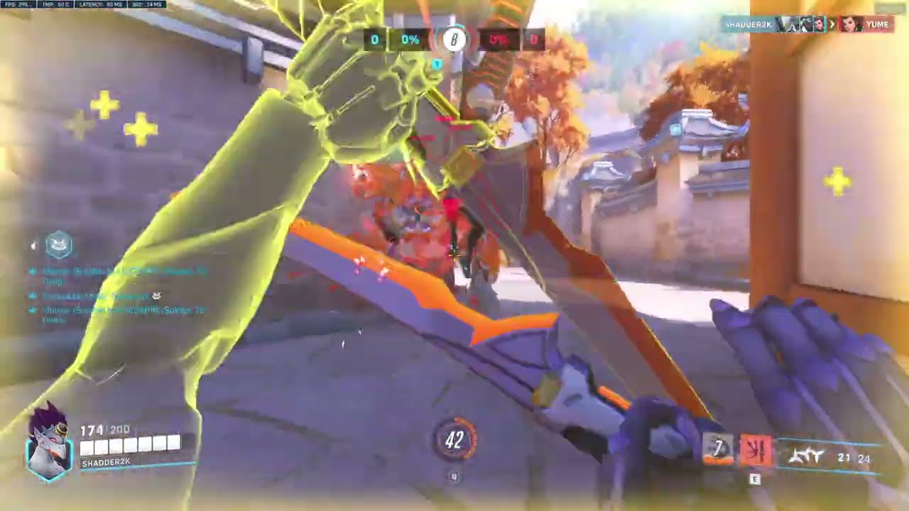 Overwatch 2 Rank 1 Genji Shadder2k Showing His Gameplay Skills