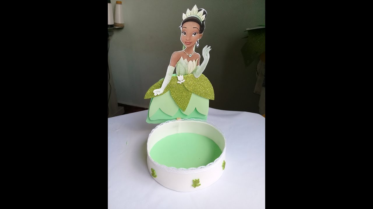 DIY Centro de mesa  princesa Tiana
