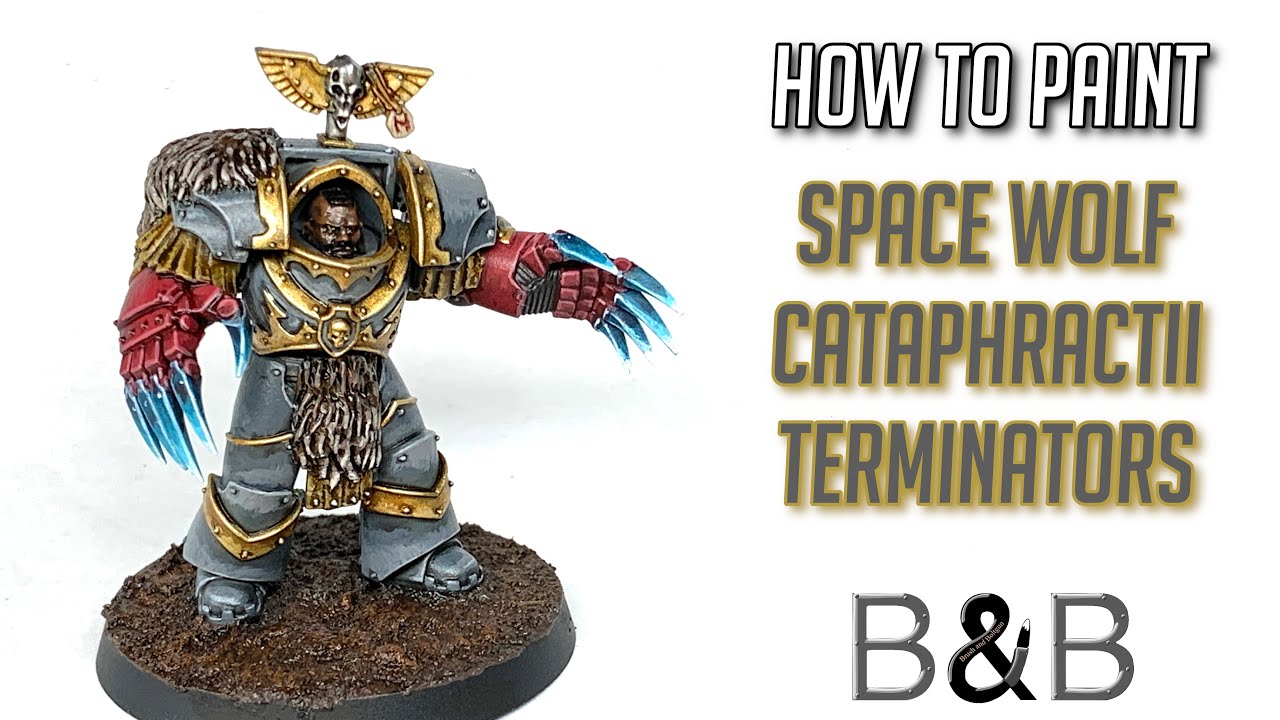 How to paint Space Wolf Cataphactii Terminators