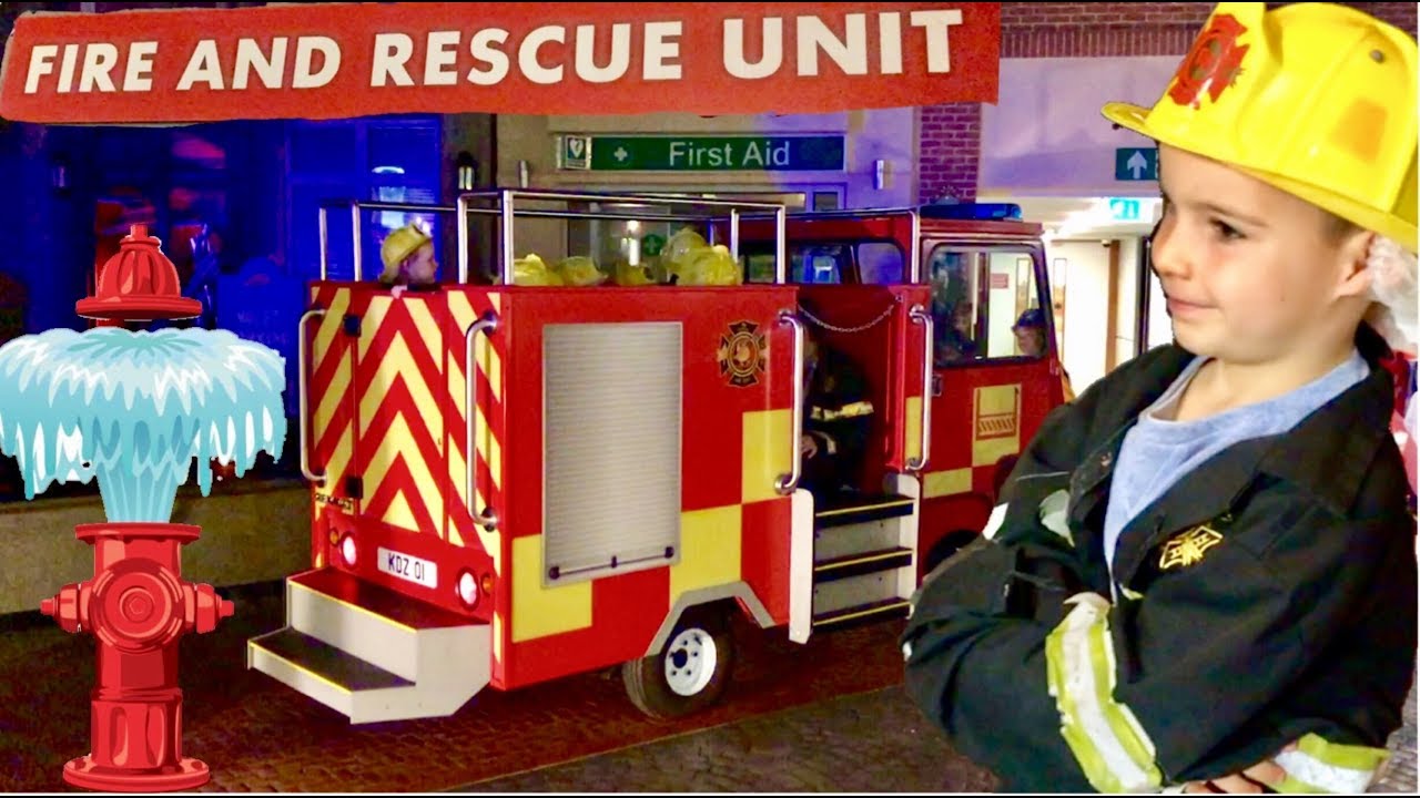 Fire Truck | KidZania Firefighter Kids | Fire And Rescue Unit