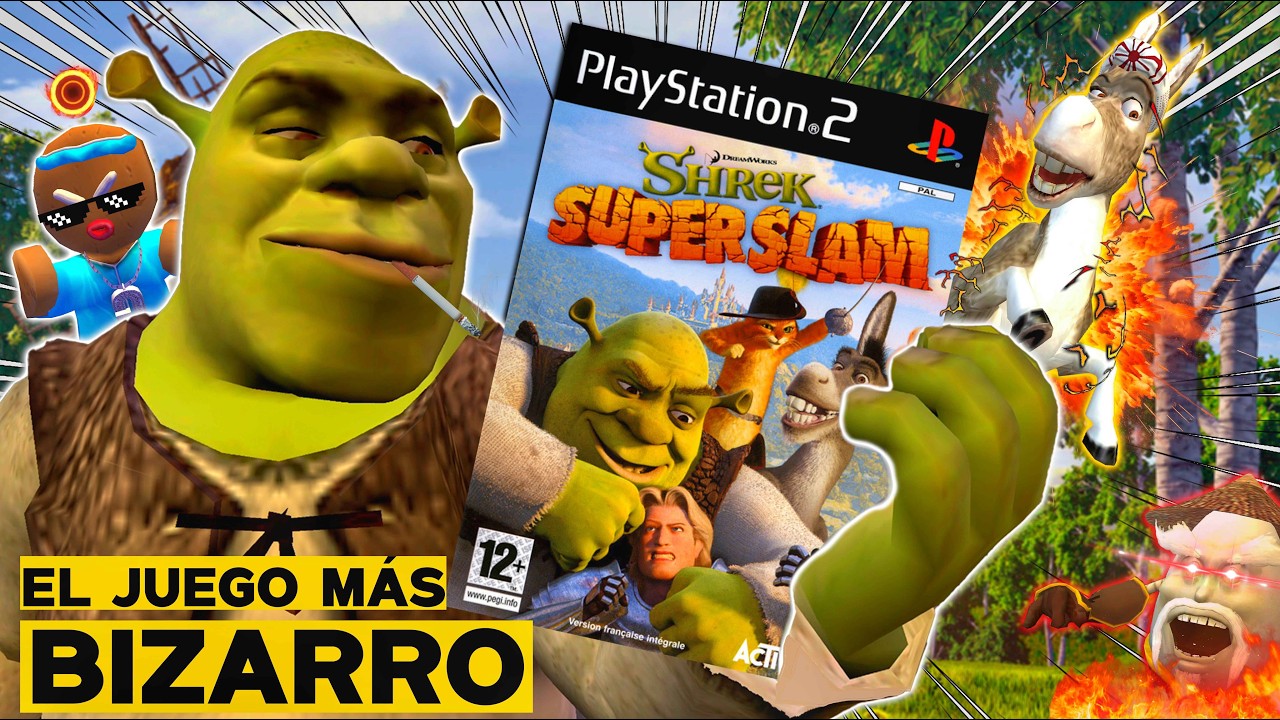 El JUEGO de SHREK más MEME de la PS2: SuperSlam