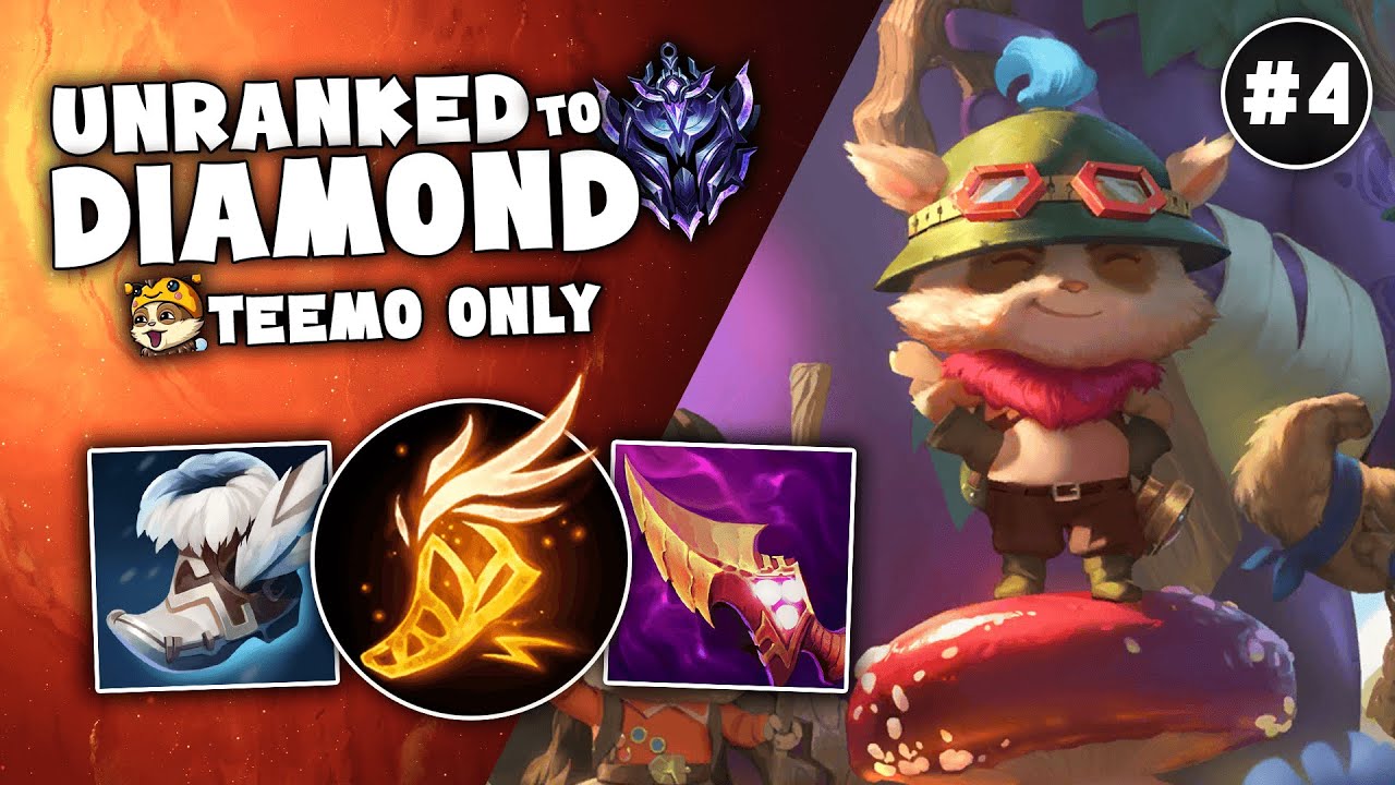 FLEET FOOTWORK TEEMO | Unranked to Diamond Ep.4 (Preseason 12)