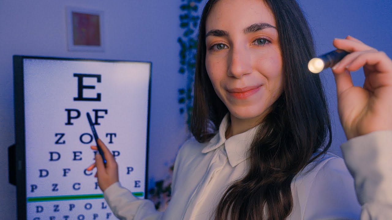 ASMR Extremely Detailed Eye Exam & Micro-Extraction 👁️🔬( The Night Clinic )
