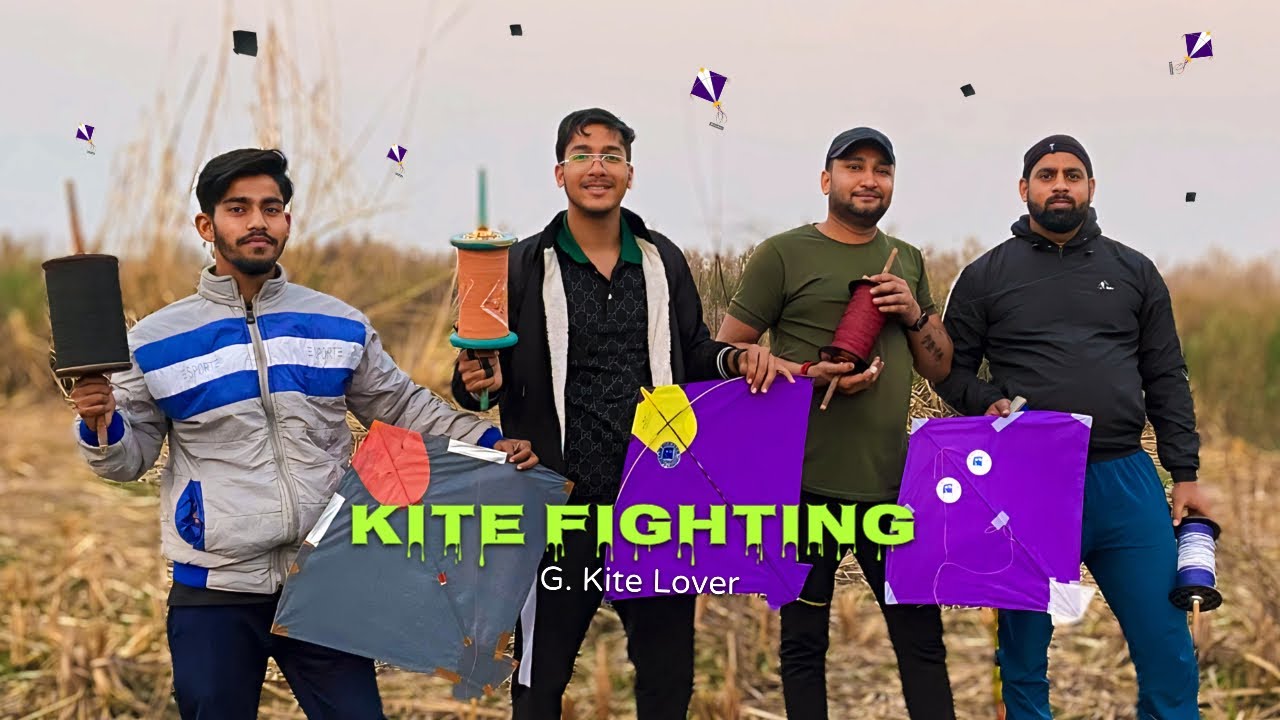 Kite Fighting In Ground | मैदान में पतंग बाजी | kite Cutting  #kiteflying #kitefighting #kitelover