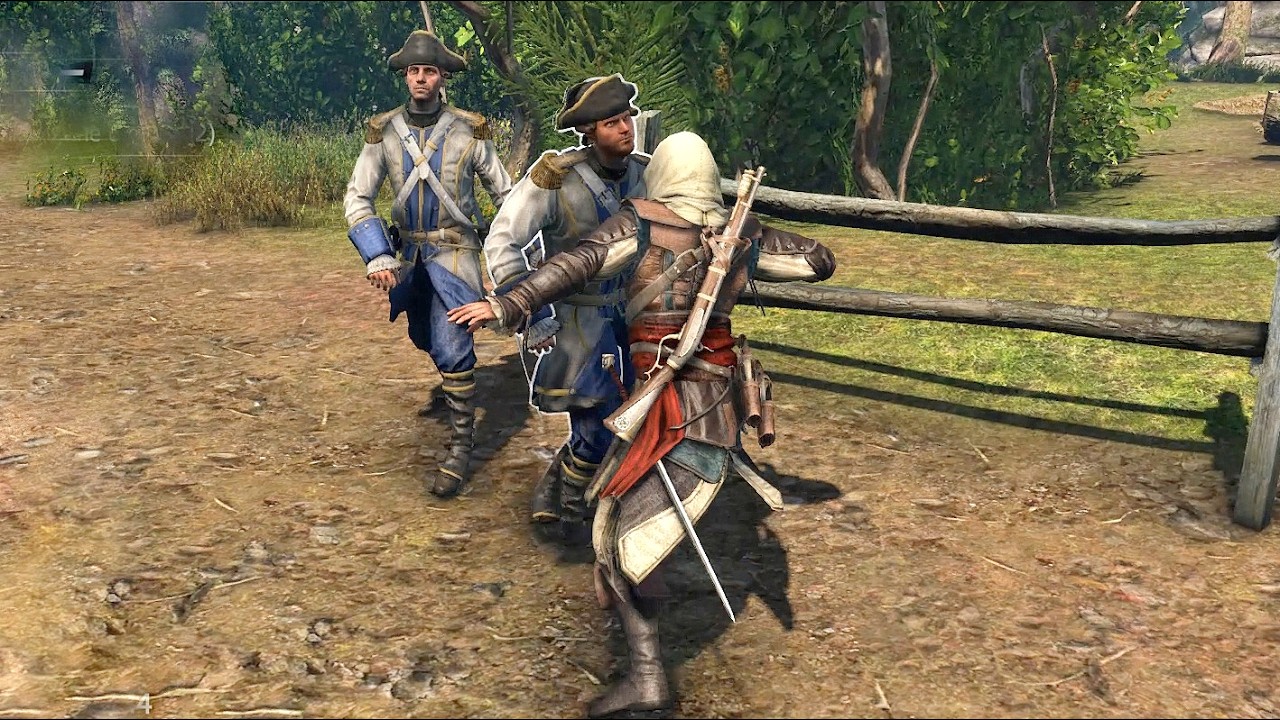 Assassin's Creed Rogue Stealth Takedowns with Edward`s Outfit PC Gameplay 2K UHD