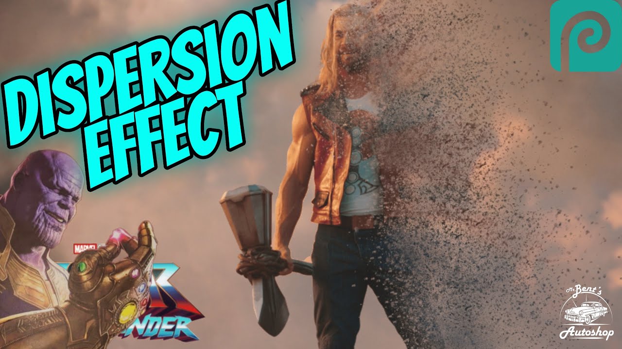 The EASIEST Way to do a Dispersion Effect in PhotoPea - | FREE PHOTOSHOP |
