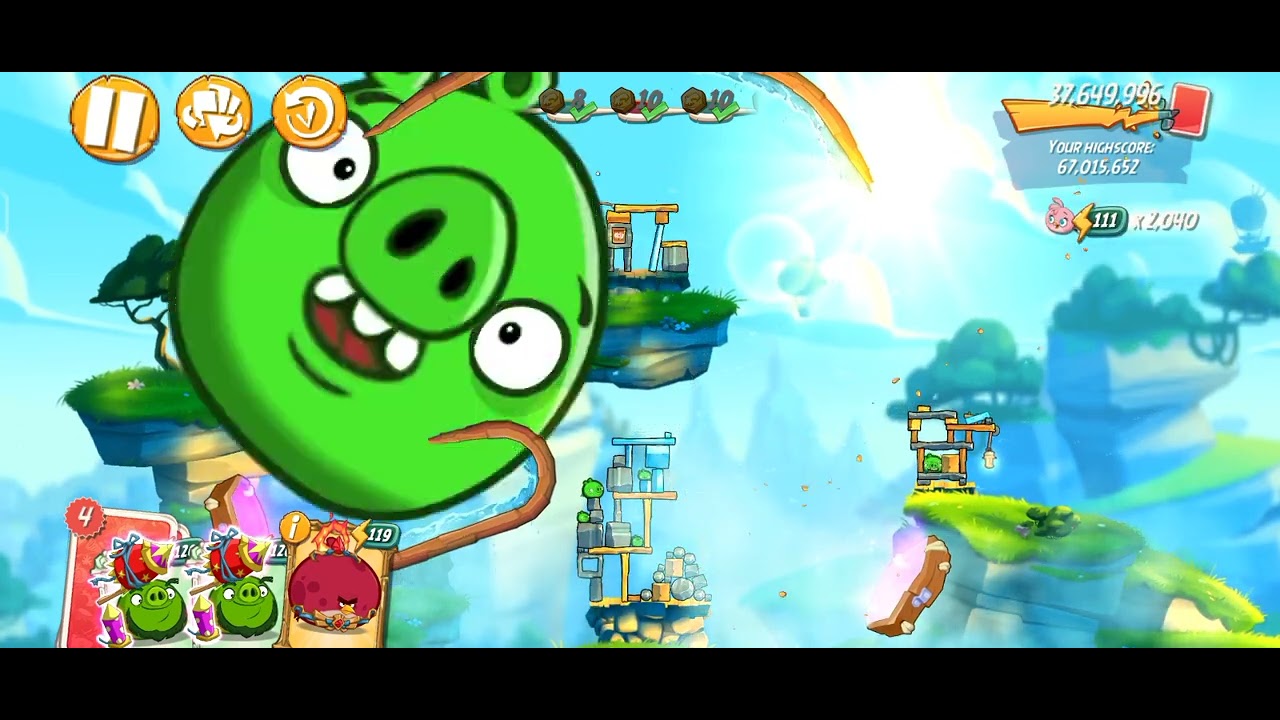 Angry Birds Mighty Eagle Bootcamp  clear room 09/ AB2 MEBC Today #190126
