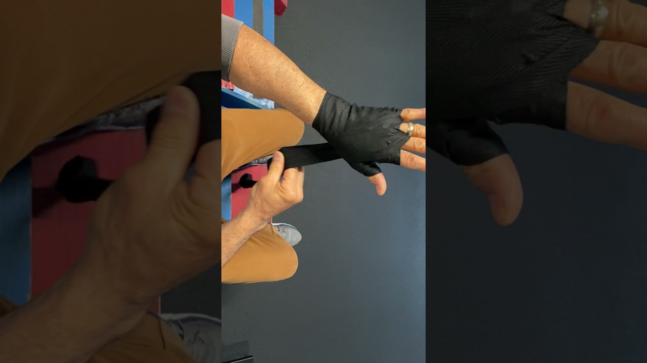 Hand wrapping with 120
