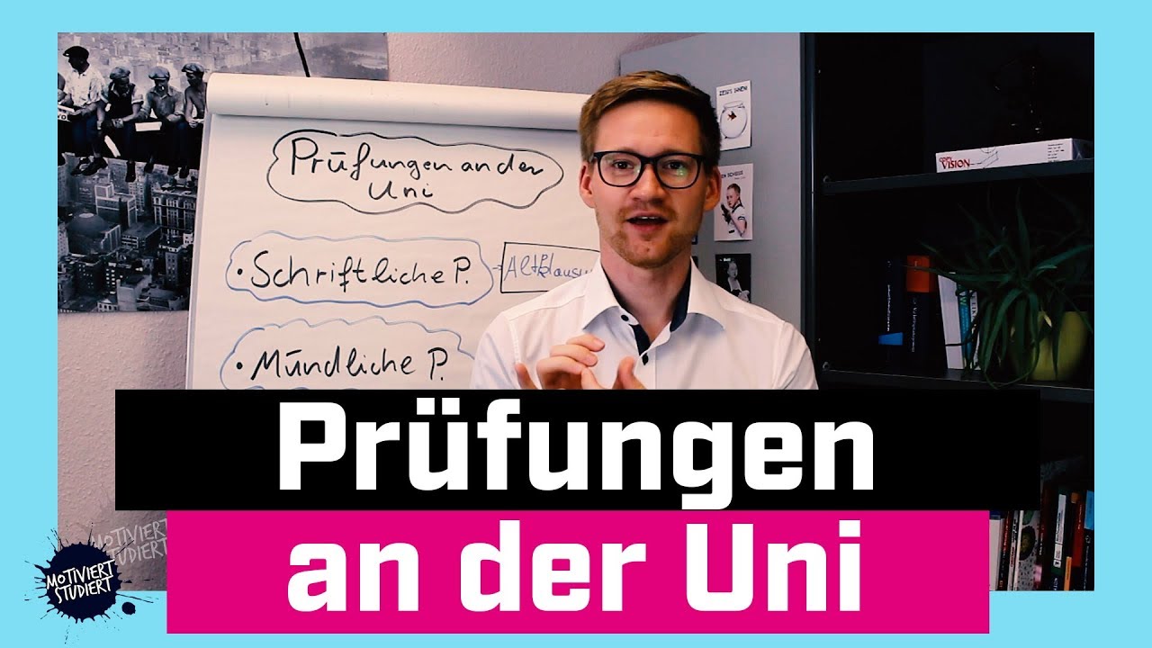 Pr&uuml;fungen an Uni - Vergleich zur Schule - Video 9