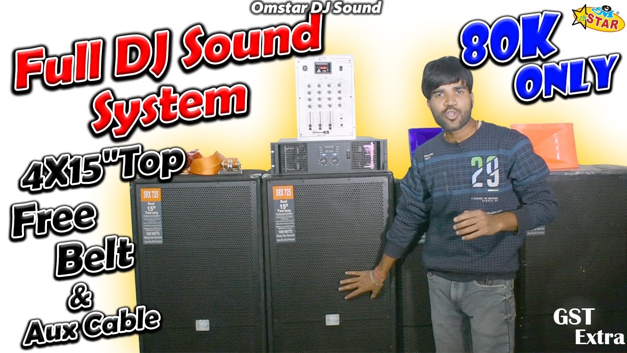 Full DJ Sound System I 80,000/- Only I 4X15