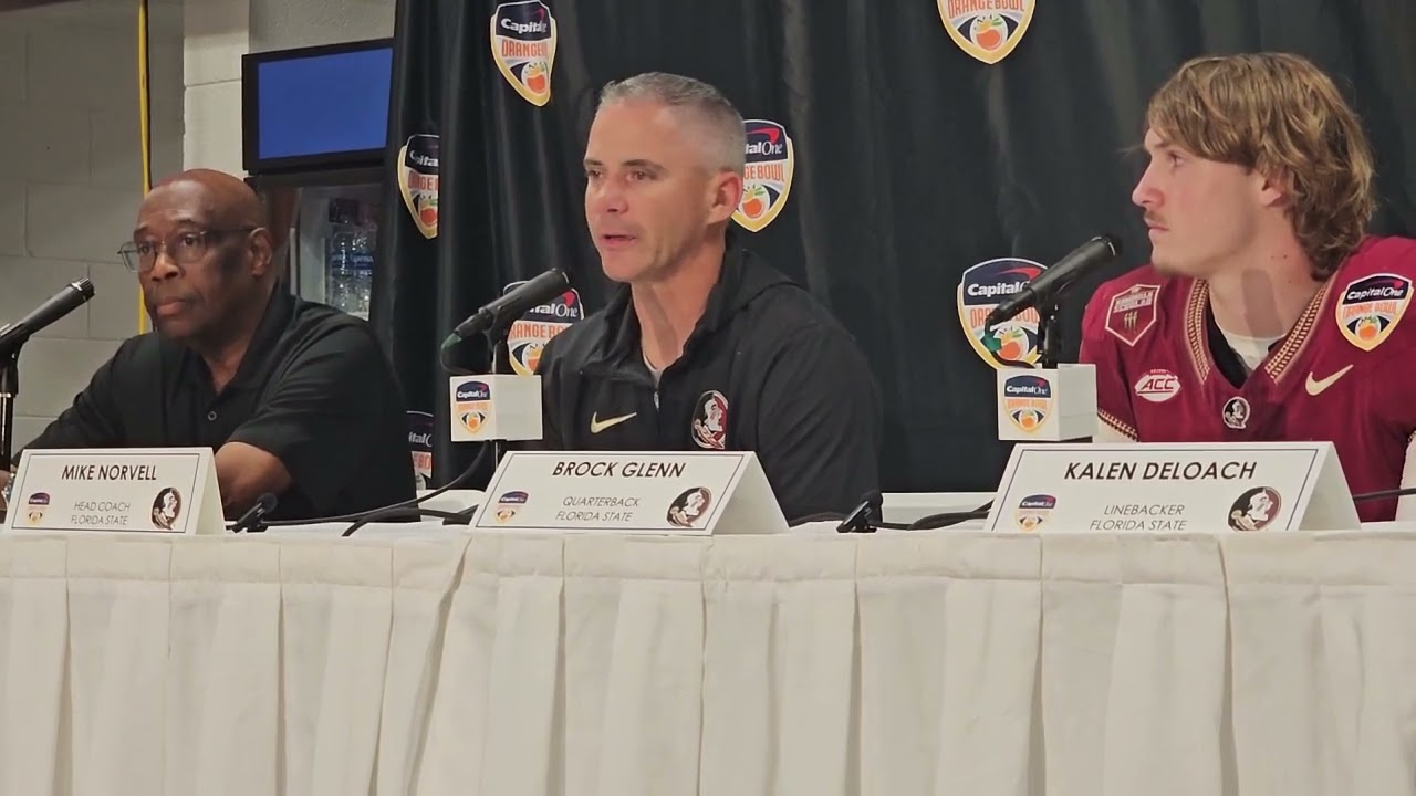 FSU football - Head coach Mike Norvell opening statement following Orange Bowl loss - Dec. 30, 2023