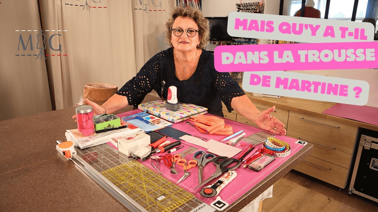 Live couture 🎒 : Que cache Martine dans sa trousse ? Astuces & indispensables